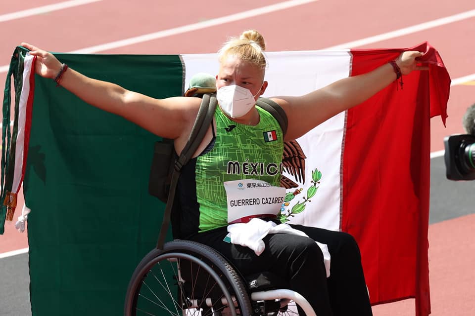 De la mano de Rosa María Guerrero, México obtiene su segunda presea paralímpica, esto en la disciplina de lanzamiento de disco en los Juegos Paralímpicos.