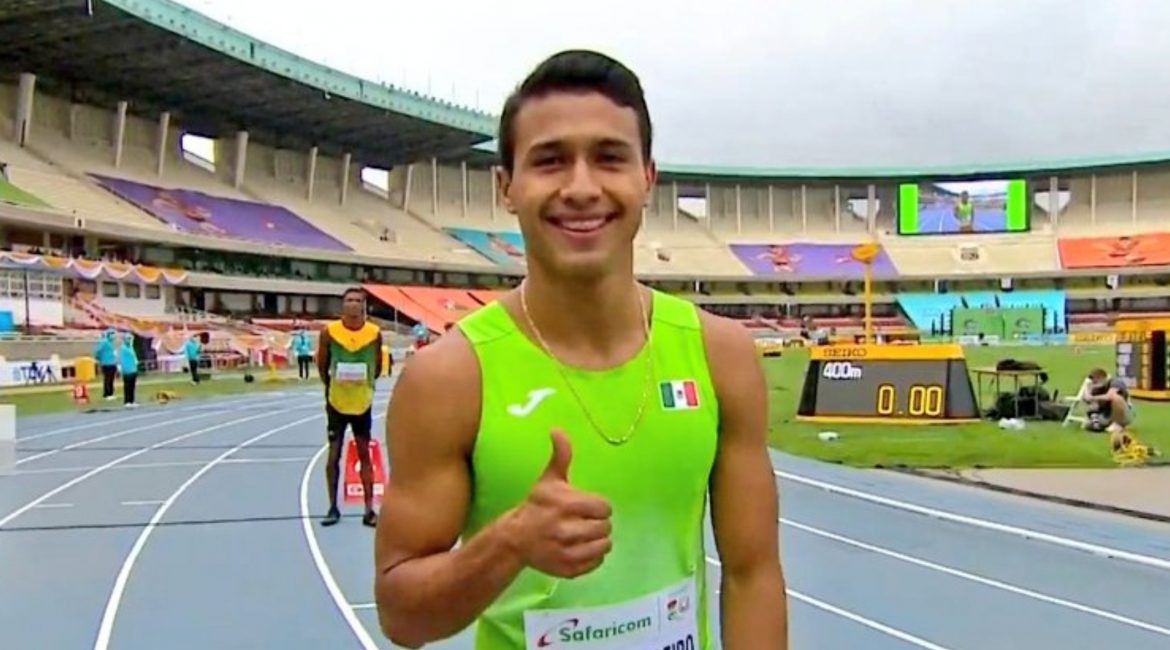 El velocista Luis Avilés registra el segundo lugar en los 400 metros del Mundial de Atletismo Sub 20.