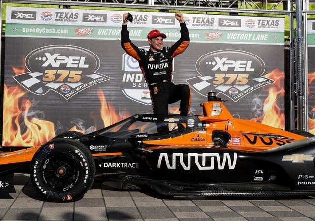 Pato O’Ward, carrera de Iowa de la Indy Car