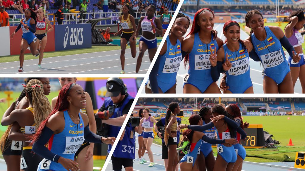 Colombia obtiene un bronce histórico en el relevo 4x100 femenil, Jamaica se lleva el oro